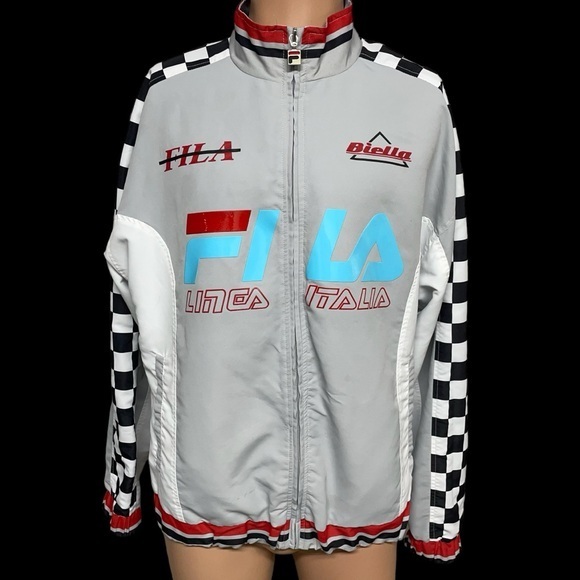Fila Other - FILA BIELLA ITALIA Men’s Gray S Raglan Racing Jacket - FLAW